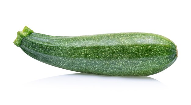 Zucchini isolated on white background