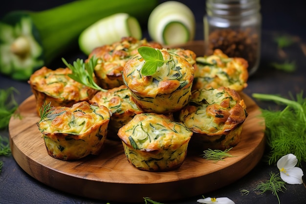 Zucchini Muffins Healthy Snacks Food