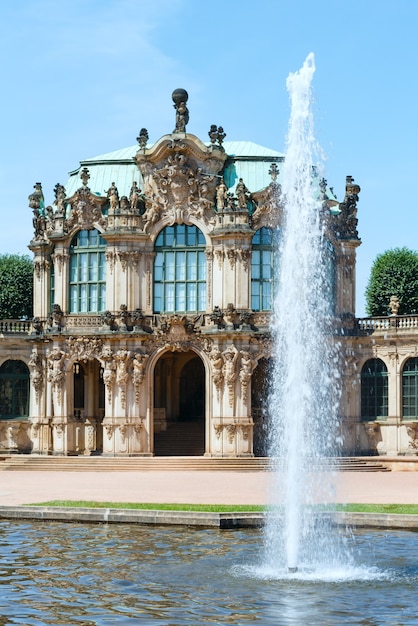 Zwinger palace (today is a museum complex) in Dresden, Germany. Build from 1710 to 1728. Architect Matthaus Daniel Poppelmann.