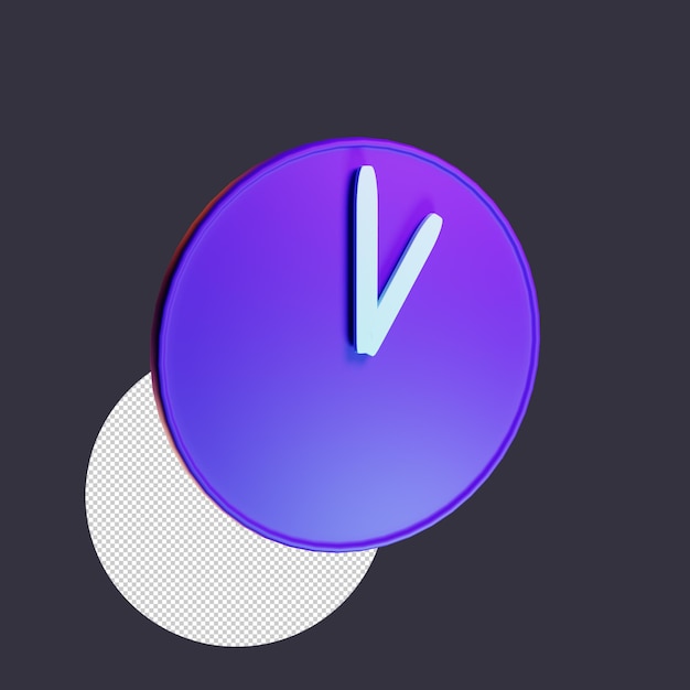 01.00 Clock 3D icon