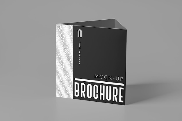 03_Triangle Square Brochure Stand Mockup