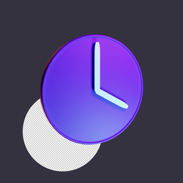 04.00 Clock 3D icon