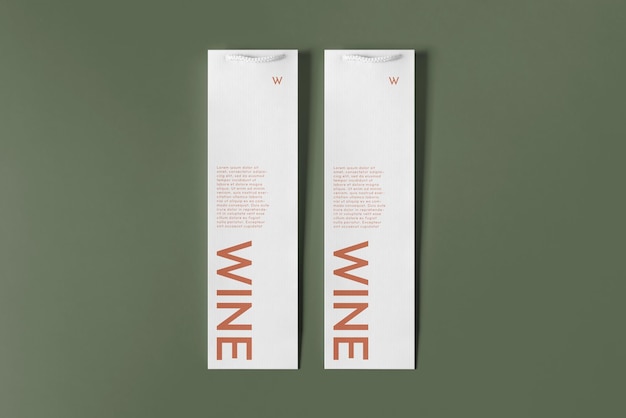 05_Wine Bag amp Bottle Mockup