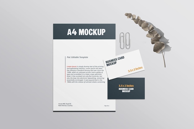 06 Stationery PSD Mockup File