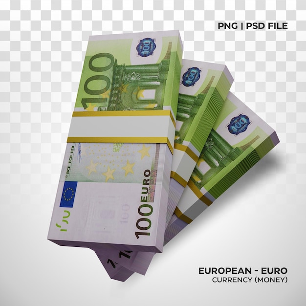 PSD 100 euro banknote european currencies money