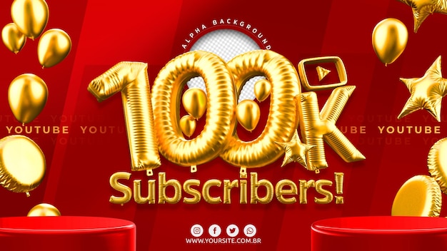 100k youtube subscribers