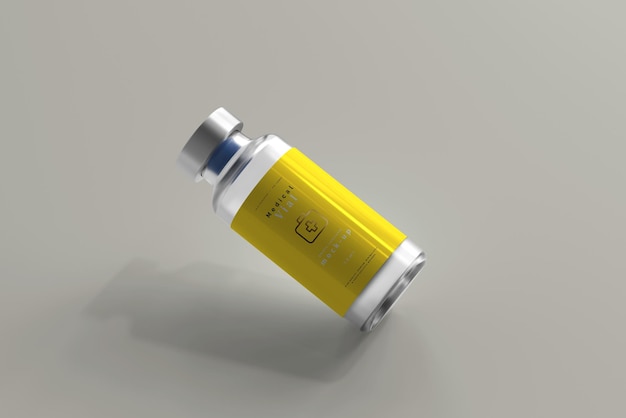 10ml Vial Bottle Mock Up