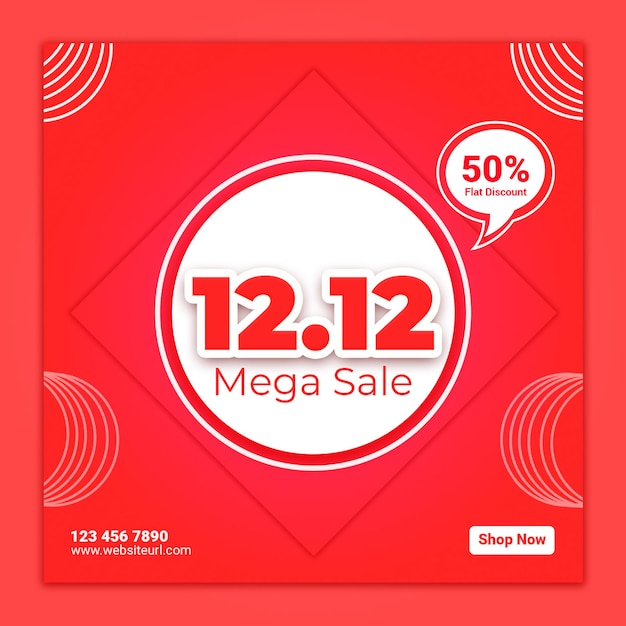 12 12 Social Media sale post