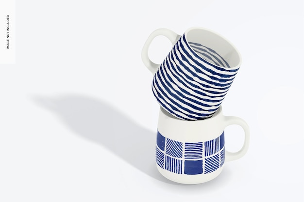 122 oz Handmade Mug Mockup Perspective