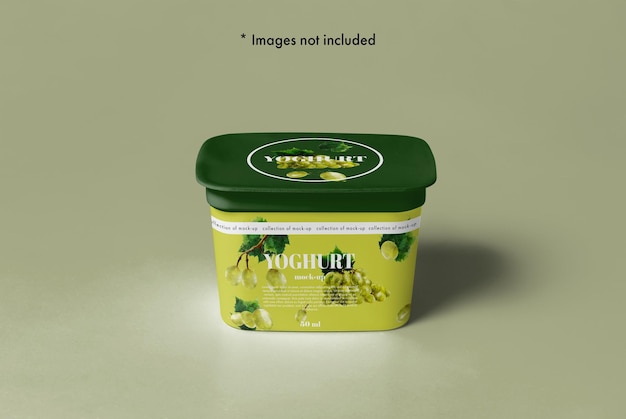 13 Yogurt Mock-up containers