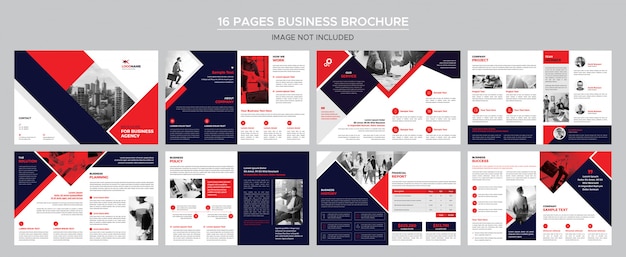 16 Pages Business Brochure