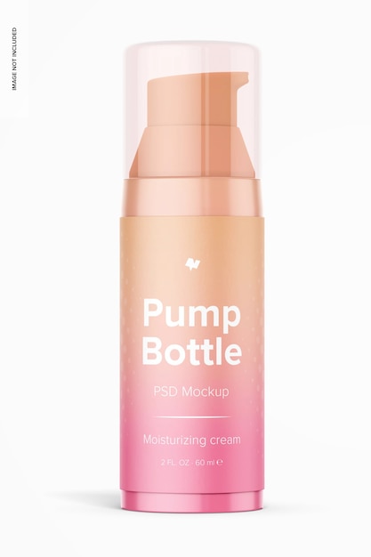 2 oz Pump Bottle Mockup