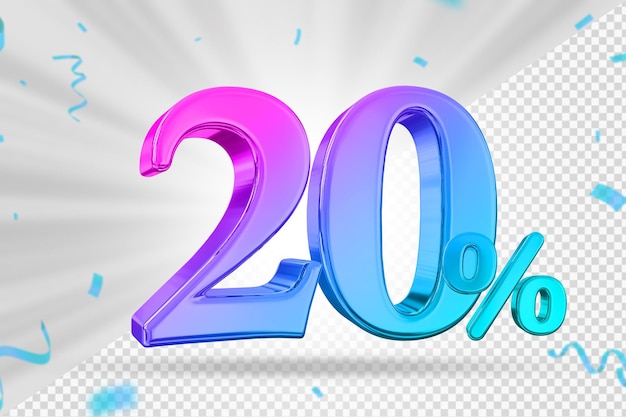 20 Sale off discount