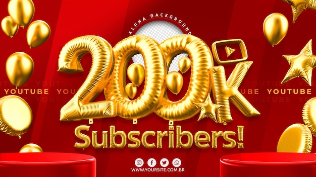 200k youtube subscribers