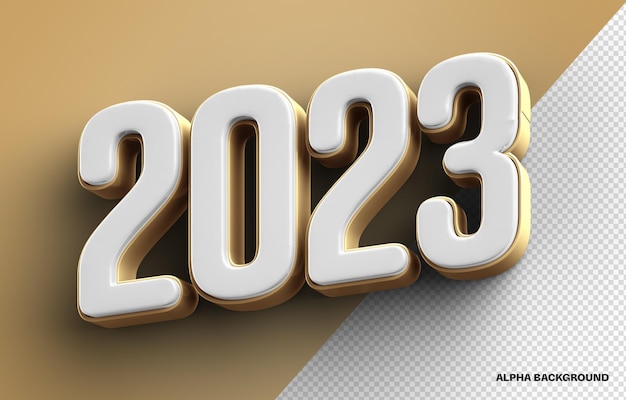 PSD 2023 gold 3d rendering for compositing