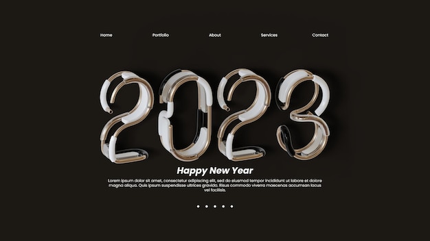 2023 Landing Page Template