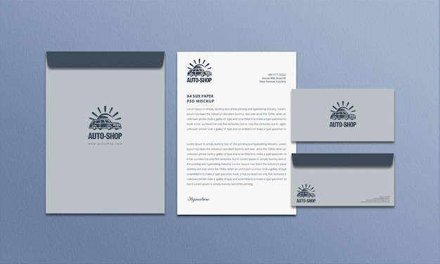 21 Stationery PSD Mockup Design