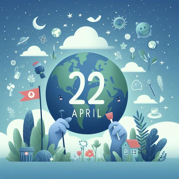 PSD 22 april earth day international post design