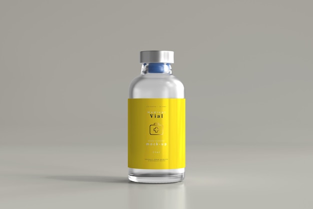 25ml Vial Bottle Mock Up