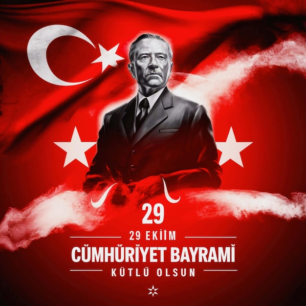 29 Ekim Cumhuriyet Bayrami Kutlu Olsun istanbul Turkiye Translation Happy 29th October