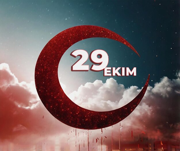 PSD 29 ekim turkey happy republic day