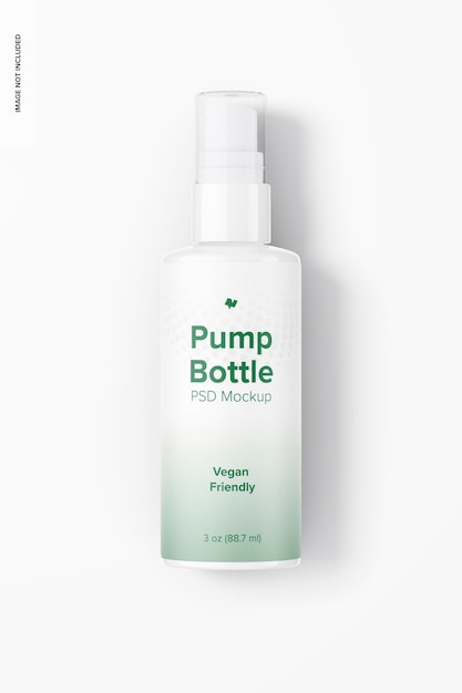 3 oz Pump Bottle Mockup