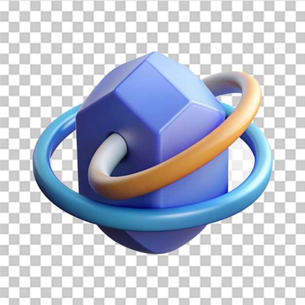 PSD 3d 360 icon 360 degree view symbol panoramas and 360 degrees rotating virtual reality concept trendy and modern vector in 3d style