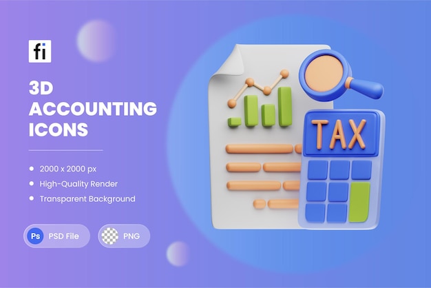 3D Accounting Finance Tax Accounting