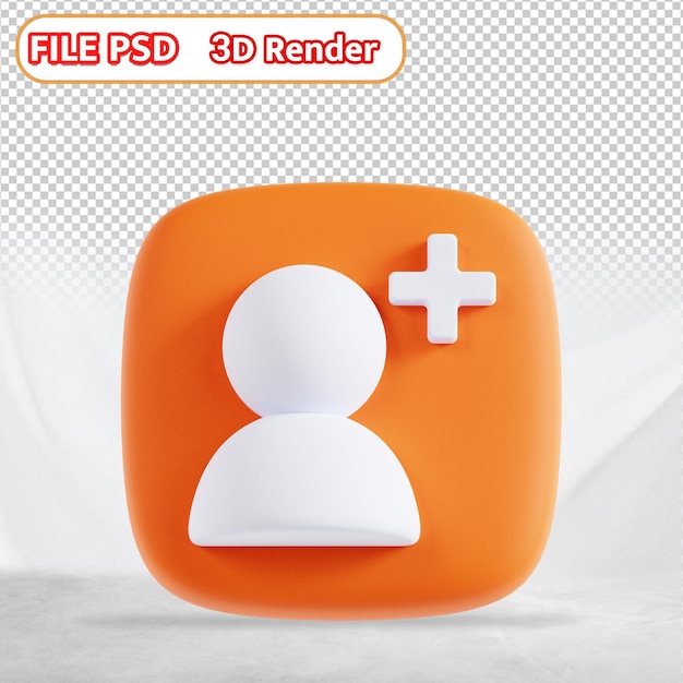 3D add icon