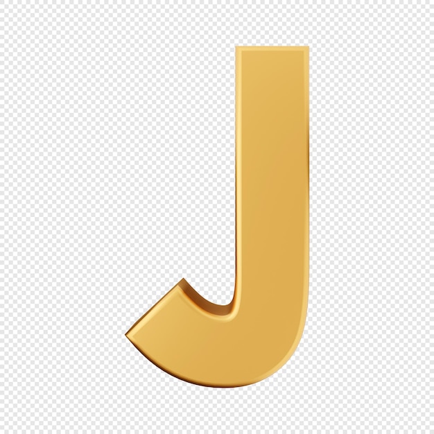 3d alphabet number symbols gold icon illustration