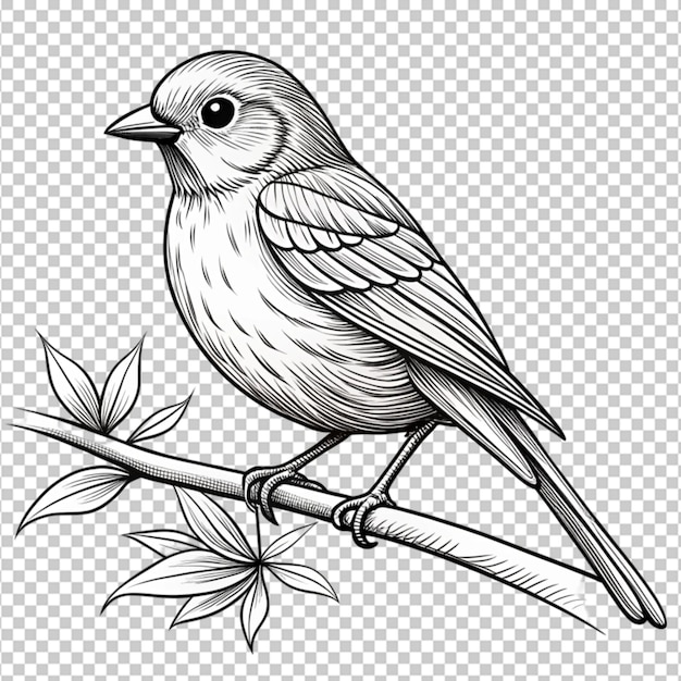 3d animated birds art line