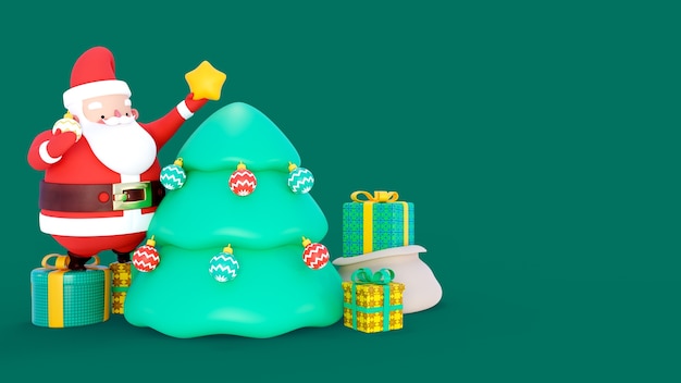 3d background for christmas season celebration