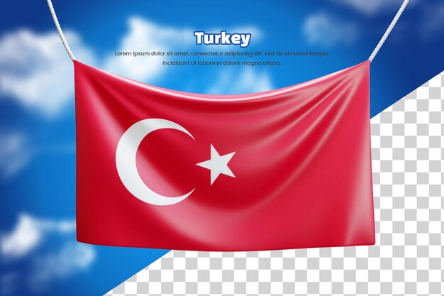 3d banner flag of or 3d waving banner flag