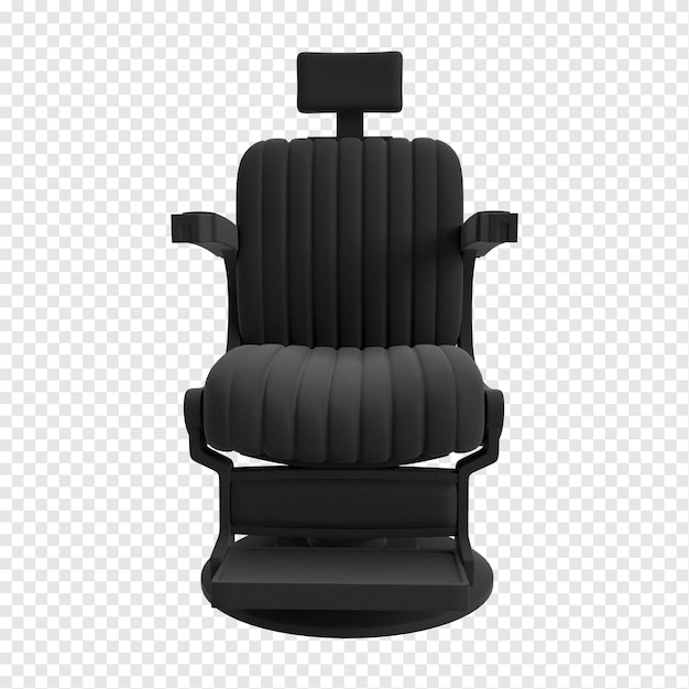 3d barber chair front view for salon and fashion armchair design interior