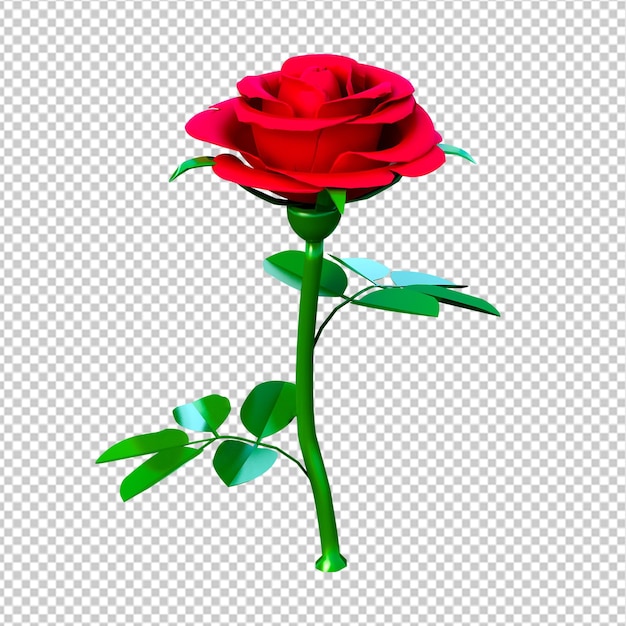 3D beauty flower icon