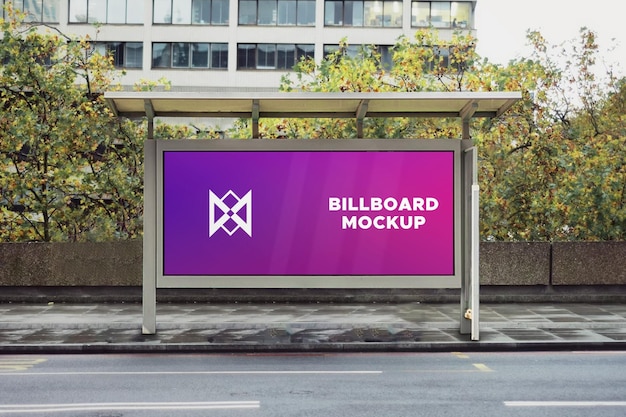 3D Billboard Mockup Outdoor mockup signage mockup