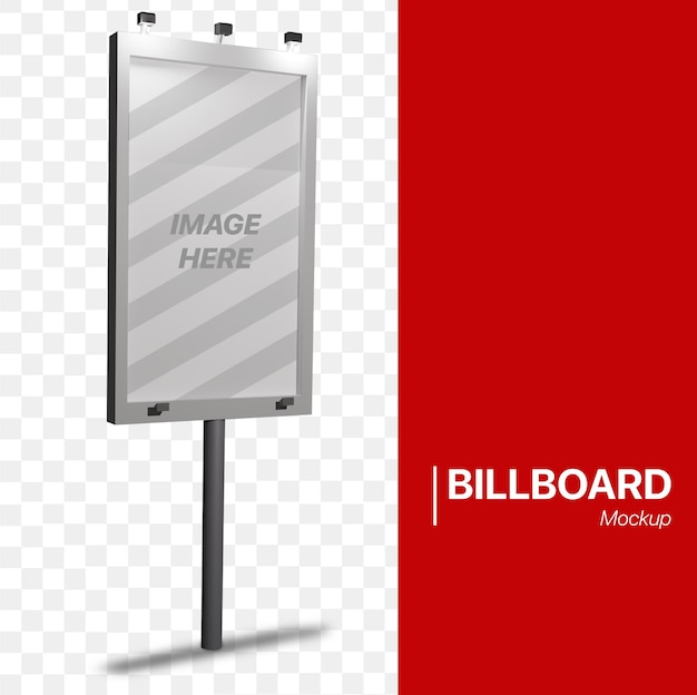 3D Billboard Sign Mockup