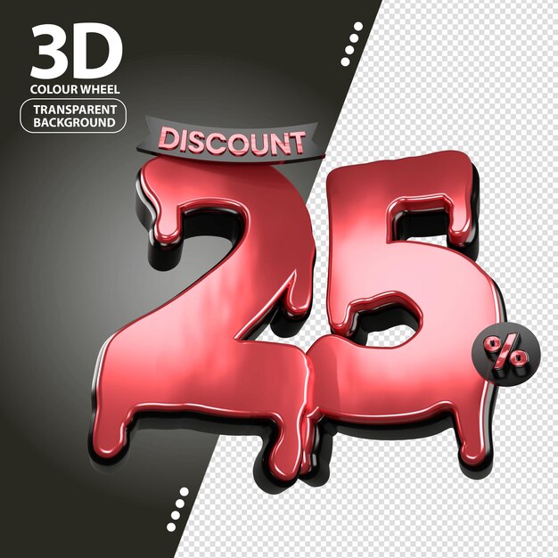 3d black halloween sales discount price tag for composition 25 percent amazing for product promo