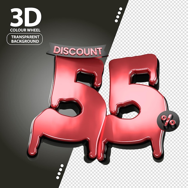 3d black halloween sales discount price tag for composition 55 percent amazing for product promo