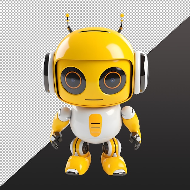 3d blender cartoon robot