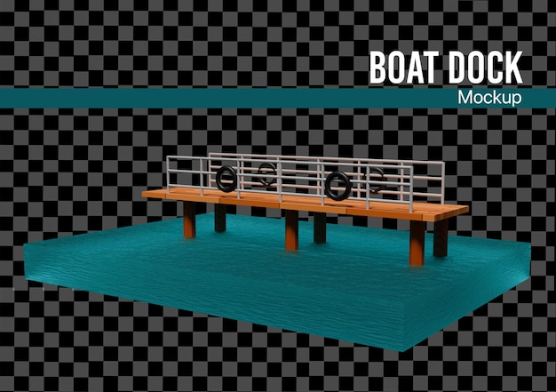 PSD 3d boat deck from wood