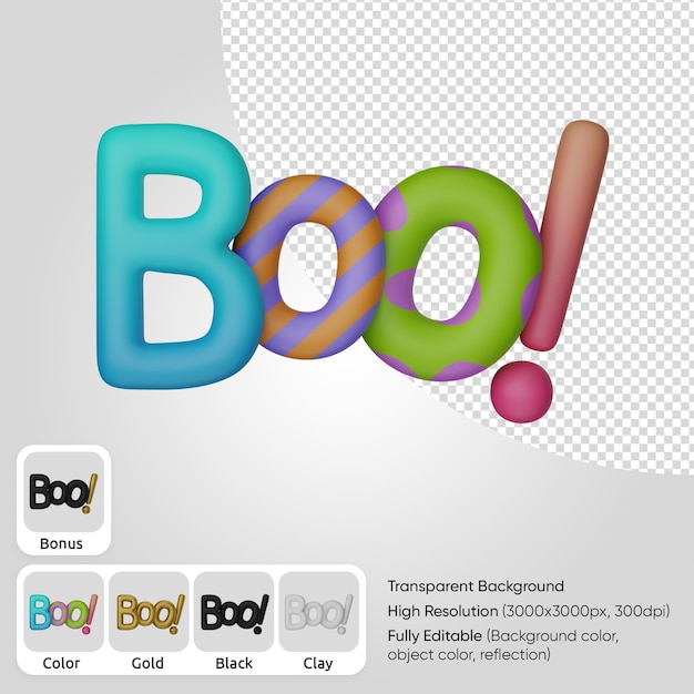 3d boo