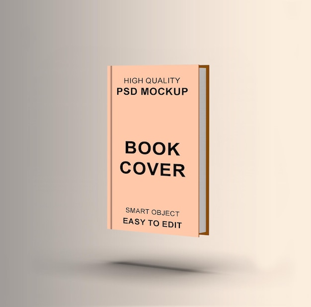 3D book cover mockup