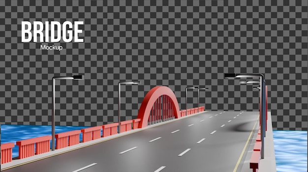 3D bridge mockup