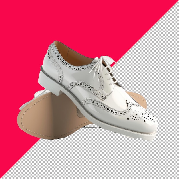 PSD 3d brogues on transparent background png psd