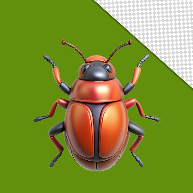 3d bronze beetle