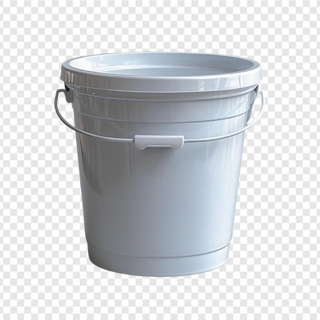 PSD 3d bucket isolated on transparent background