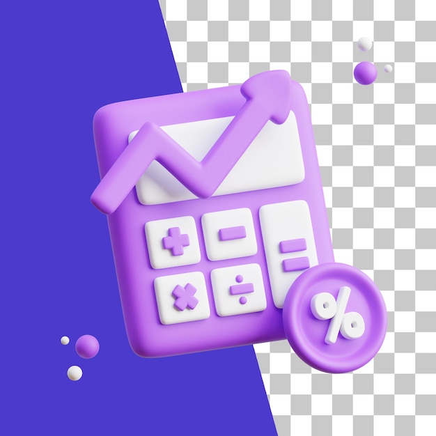 3D Bussines Profit Icon