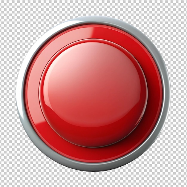 PSD 3d button empty button with white background