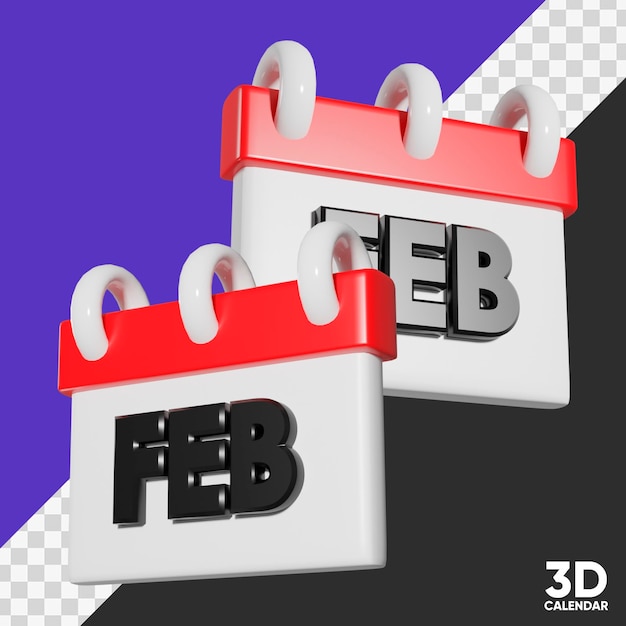 3D Calendar Rendering